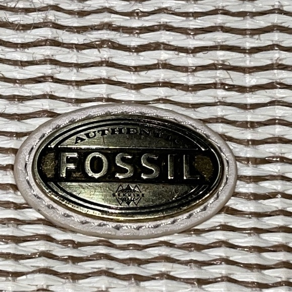 Fossil Explorer Foldover Tote Bag Purse - Picture 3 of 11